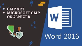 Cara Menampilkan dan Memasukan ClipArt  Microsoft Clip Organizer Pada Microsoft Word 2010  2019 [upl. by Girand386]