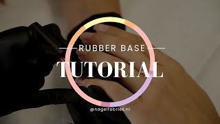 Tutorial Rubber Base  Nagelfabriek [upl. by Rolfston102]