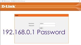 DLink  Set 19216801 Password  NETVN [upl. by Imar]