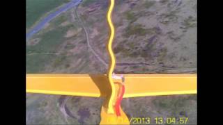 Baildon Moor from Model glider camera [upl. by Halima]