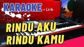 RINDU AKU RINDU KAMU  KARAOKE  Batangbatang panjang pohon kelapa [upl. by Htiekel]