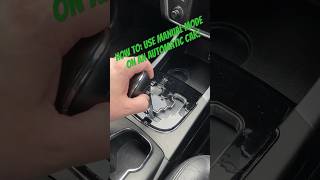 How To Use Manual Mode on an Automatic Gearbox SsangYong Korando [upl. by Arehahs425]