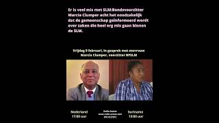 Interview radio awaaz met mw Marcia Clumper op vrijdag 9 februari 2023 [upl. by Morita]