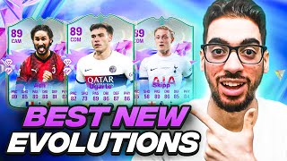 NEW FUTURE STARS EVOLUTIONS😱 BEST META CHOICES FOR FC ACADEMY MIDFIELDERS  FC 24 Ultimate Team [upl. by Reseta790]