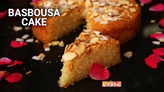 Basbousa Cake  Eggless Egyptian Semolina Cake Recipe  Cake Recipes  Dessert Recipes [upl. by Hudson672]