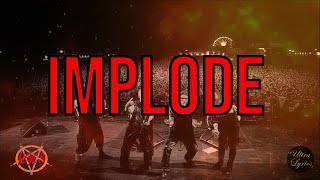 Slayer  Implode Lyrics on Screen Video 🎤🎶🎸🥁 [upl. by Emirej713]