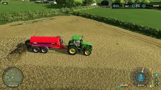 FS22  AGHALEE FARM 93  SPREADING SLURRY IN THE PADDOCK [upl. by Eppillihp]