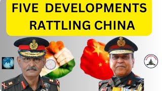 Gunners Shot Clips  Five Developments Rattling China  Lt Gen Ata Hasnain  Lt Gen P R Shankar [upl. by Gwenora]