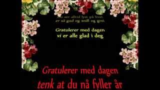 Gratulerer med dagen [upl. by Alisen]