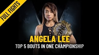 ONE Full Fights  Angela Lees Top 5 Bouts [upl. by Rawde]