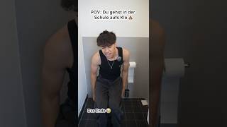 POV du gehst in der Schule aufs Klo 😭💩 shorts [upl. by Walford717]