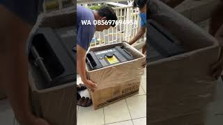 UNBOXING GENSET INVERTER 6000  6500 WATT SUPER SILENT INVERTER TSUZUMI TIG8500ISE gensetinverter [upl. by Tsui]