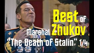 Best of Marshal Zhukov Jason Issacs in The Death of Stalin 2017 14 EngMagyarEsp subs [upl. by Dodds920]