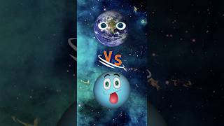 Earth🌎 🆚 Uranus shorts universe space nasa astronomy earth planet uranusviralvideoexplore [upl. by Christmann930]