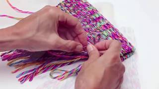 How to loopdeloom weaving loom [upl. by Westphal]