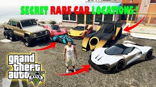 GTA 5 Story Mode Rare Cars Locations PS5PS4XBOX amp PC [upl. by Waldo849]