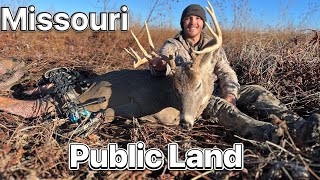 Hunting Whitetails from the Ground  Missouri Public Land Bow Hunt  Deer Hunting  Bow Hunting [upl. by Krueger]