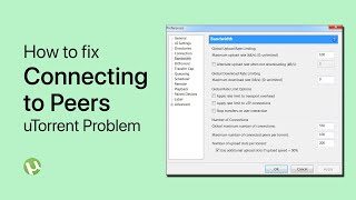 Fix uTorrent “Connecting to Peers” Problem  Not Downloading [upl. by Androw]