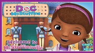 Doc McStuffins Fix Toy Pets  Welcome To McStuffinsville  Disney Junior App For Kids [upl. by Yetti463]