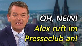 Presseclub Alex ruft an freut sich über Fall der CDUBrandmauer und lobt die AfDSteuersenkung [upl. by Rondi]