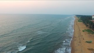 Waskaduwa Beach Sri Lanka  Aerial footage [upl. by Natie954]