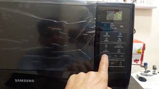 How to use samsung 20 liter grill microwave model GW 732 KDB full demo [upl. by Aliber]