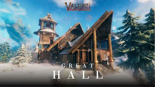 Valheim  Great Hall [upl. by Ahselaf508]