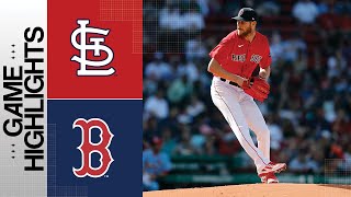 Cardinals vs Red Sox Game Highlights 51323  MLB Highlights [upl. by Aratihc]