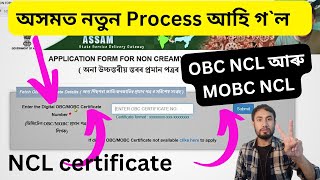 OBCMOBC NCL certificate New Big updates in Assam 2023 How to apply online NCL certificate in 2023 [upl. by Constantino13]