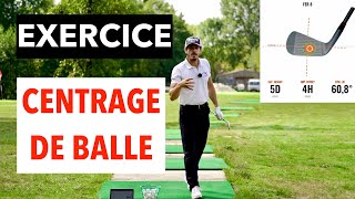 COMMENT TRAVAILLER SON CENTRAGE BALLE leçon de golf par David Bobrowski [upl. by Avrit]