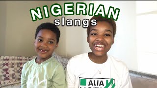 teaching my british brother NIGERIAN SLANGS funny  Chidera Abel [upl. by Oirom]