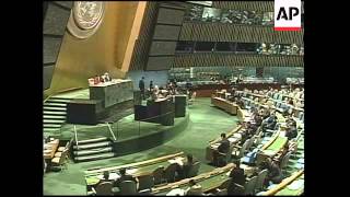 Merkel and Prodi address UN General Assembly [upl. by Alessandra]