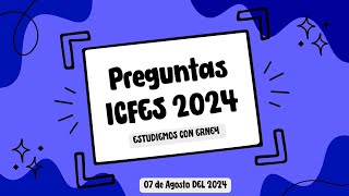 PREGUNTAS SABER 11º ICFES 2024  Preparación Cal A [upl. by Reisinger]