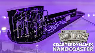 Flight of Fear at Kings Island Nanocoaster from CoasterDynamix Assembly [upl. by Anderson]