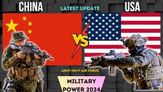 CHINA vs USA  Military Strength compared  Who is the REAL Superpower united STATES versus CHINA [upl. by Aggappera329]