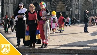 Weiberfastnacht in Köln  so ist der Straßenkarneval gestartet [upl. by Hamann]