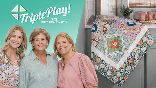 Triple Play How to Make 3 NEW quotSquare in a Squarequot Quilts  Free Quilting Tutorial [upl. by Ozmo]