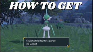 HOW TO EVOLVE KIRLIA INTO GALLADE IN POKEMON SCARLET amp VIOLET [upl. by Hgielar]