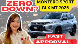 montero sport glx  ZERO DOWN PAYMENT 🤩 mitsubishi  NAG UPGRADE SI MONTERO GLX 😍 [upl. by Hurty]