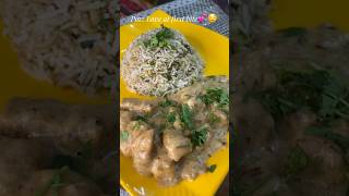 Coriander rice with white sauce chicken 🤤 [upl. by Chad853]