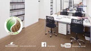 How to install Wicanders cork flooring  Fold down system [upl. by Zak]