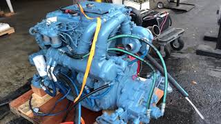 Perkins T6354 Marine Diesel Engine 240 HP Port Side [upl. by Etteuqram551]