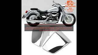 1005002650967984 Motorcycle Chrome Left Right ABS Battery Side Fairing Cover Guard For [upl. by Llevart]