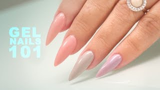 Sculpting Gel Nails  Step by Step Tutorial [upl. by Mapel]