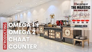 OMEGA CHAAT COUNTER  SPECIALLY DESIGNED BY ANUPAM ROYALS  110 MODELS AVAILABLE  CALL 8130009749 [upl. by Atnohsal]