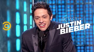 Roast of Justin Bieber  Pete Davidson  Comparing Fathers  Uncensored [upl. by Yale]