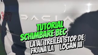 Tutorial schimbare bec la al treilea stop de frana  Dacia Logan 3 [upl. by Truda927]