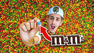 Find the MampM in Skittles Pool Win 10000  Challenge [upl. by Stanly402]