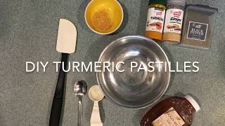 DIY Turmeric Pastilles  Natural Remedy to Reduce Inflammation [upl. by Kelleher]