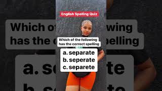 Which one is the correct spelling 🤔 spelling englishlearning englishgrammar english shorts [upl. by Anikehs36]